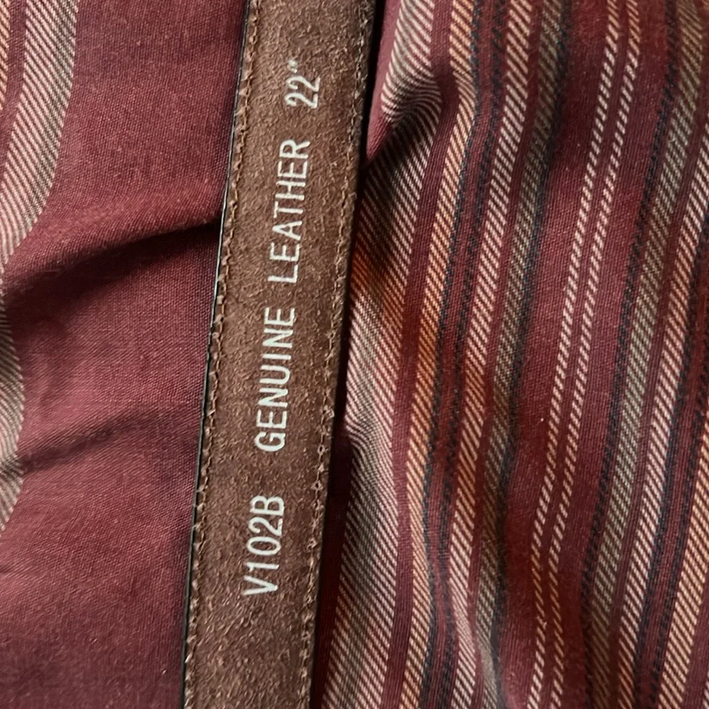 Boys Brown Leather Belt